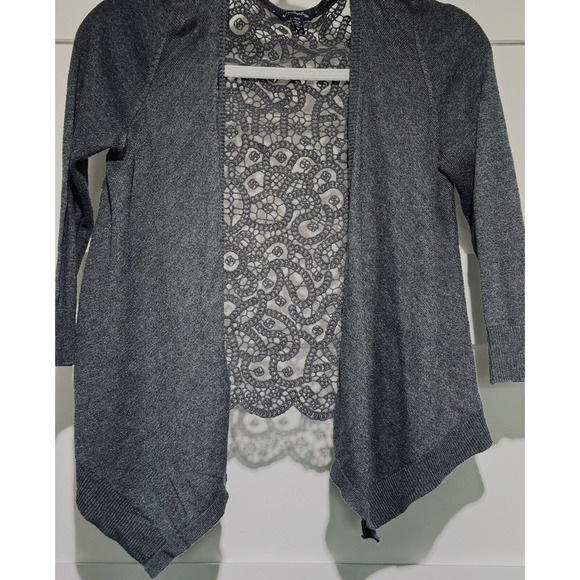 American Eagle Outfitters Open Cardigan Lace Sweater Size XS - Picture 2 of 8